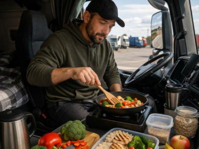 Питание в рейсе: как готовить полезную еду в кабине грузовика?