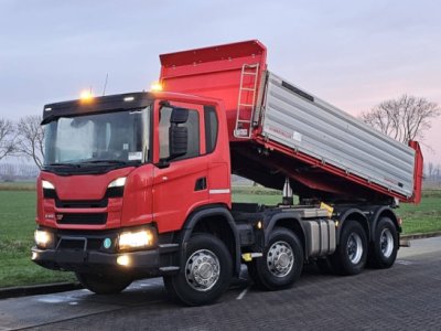 Обзор строительного самосвала Scania G410 8x4