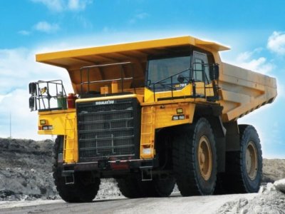 Обзор карьерного самосвала Komatsu HD785-7