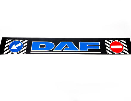 Брызговик DAF 35*240 синяя надпись