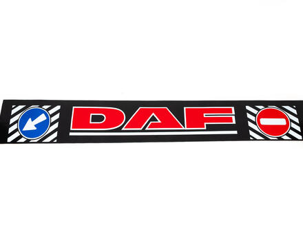 Брызговик Daf (красная надпись) 35*240
