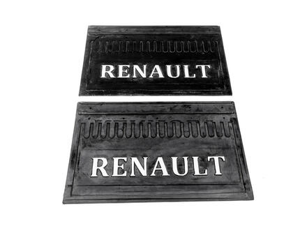 Брызговики передние RENAULT 52*33 объемний текст