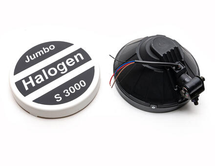 Фара дополнительная круглая с белым габаритом по кругу 710620