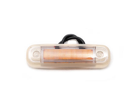 Фонарь габаритный диодный в резиновом корпусе желтый 0227