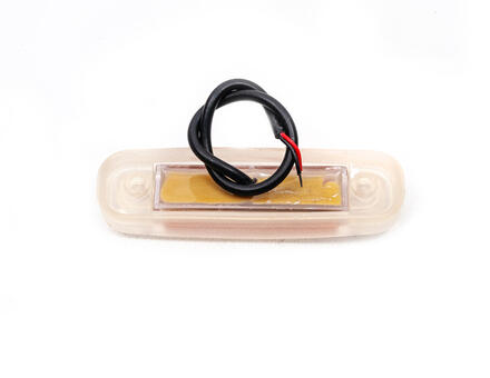 Фонарь габаритный диодный в резиновом корпусе желтый 0227