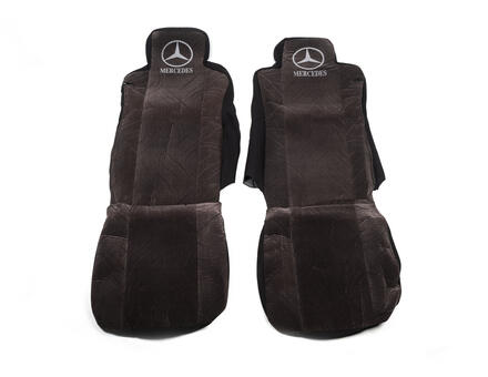 Чехлы на сиденья Mercedes серые
