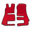 Коврики в салон Scania R (2013-...) красные (автомат)
