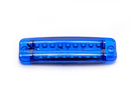 Габаритный фонарь 18-ти диодный синий 0316
