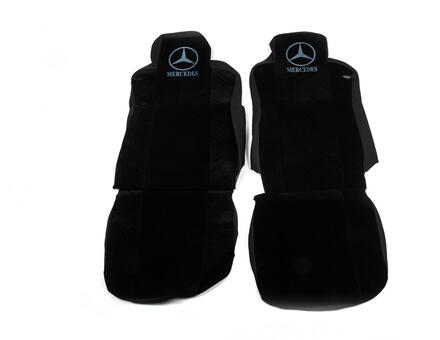 Чехлы на сиденья Mercedes черные