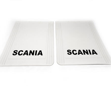 Брызговики белые Scania 60*77