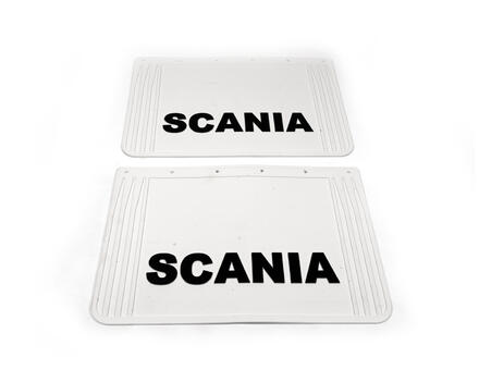 Брызговики белые Scania 60*40