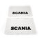Брызговики белые Scania 60*40