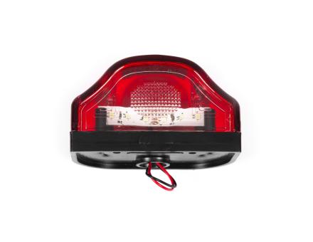 Подсветка номера 6-ти диодная красная 0213