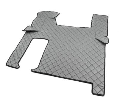 Коврики в салон Man TGX экокожа серые с черной прошивкой (автомат)