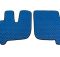Коврики в салон Iveco HI-WAY экокожа синие с синей прошивкой (автомат)