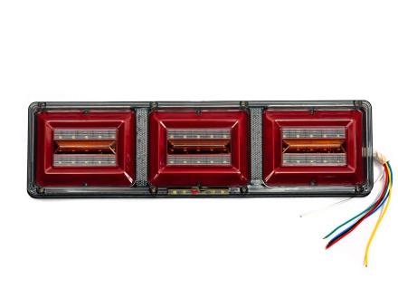 Фонарь задний универсальный светодиодный 24В Ferze PLC46Q3