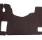 Коврик в салон Mercedes Benz Actros MP2(2003-2008)-MP3(2008-2011) экокожа черный с красной прошивкой (автомат)