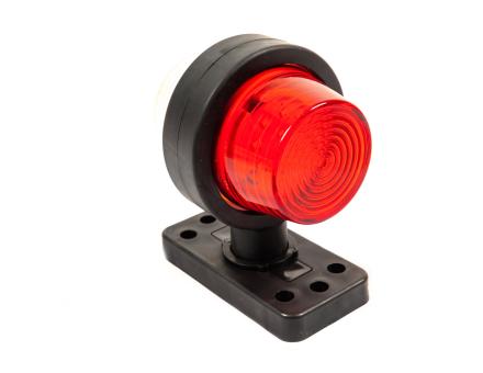 Габаритный фонарь диодный 24 вольт (красно-белый) L0490RW