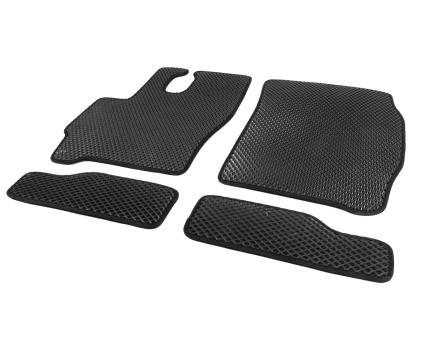 Коврики EVA Iveco Eurocargo 2002-2008 + 2 порога черные
