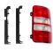 Фонарь задний Volkswagen Caddy (2010-2014) правый 611544