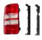 Фонарь задний Volkswagen Caddy (2010-2014) левый 611545