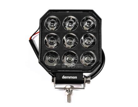 Фара дополнительная 9-ти диодная 9-32вольт 27ватт 110*110*37 Demmon DM3034SXA