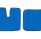 Коврики в салон Man Tgx XXL экокожа синие с черной прошивкой (1 ящик) (автомат)
