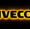 Надпись на решетку Iveco нержавейка с оранжевой подсветкой (60см.*14см.)
