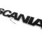 Надпись на решетку Scania черная с оранжевой подсветкой (82см.*14см.)