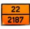  Табличка опасный груз «22-2187»