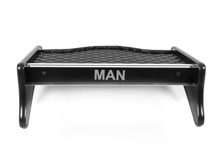 Полка на панель Man TGA XL-TGM (эко кожа с черной прошивкой)
