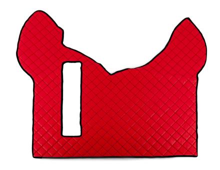 Коврики в салон Renault Premium экокожа красные (автомат)