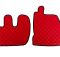 Коврики в салон Renault Premium экокожа красные (автомат)