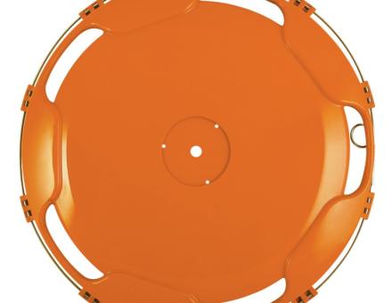  Колпак пластиковый на колесо R22.5 (оранжевый) передний, диаметр 595 мм.