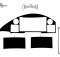 Накладки на панель Man S 2000 2003-2009 (Meric, 6 деталей) 94000018