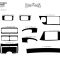 Накладки на панель Mercedes Actros MP2-MP3 2003-2016 (Meric, 11 деталей) 94000054
