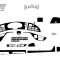 Накладки на панель Mercedes Travego full set 2005-2011 (Meric, 71 деталей) 94000030