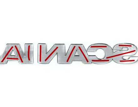 Накладки на буквы Scania нержавейка