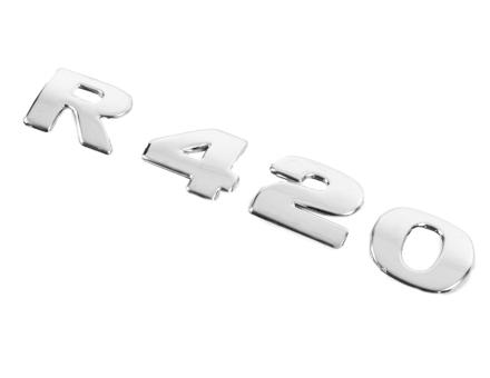 Надпись на решетку R420 нержавейка FSC190