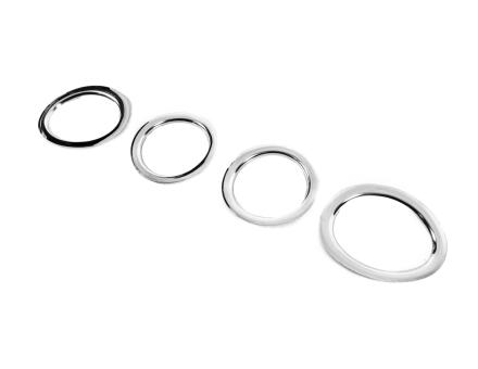 Накладки на противотуманные фары Scania нержавейка FSC178