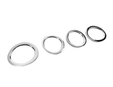 Накладки на противотуманные фары Scania нержавейка FSC178