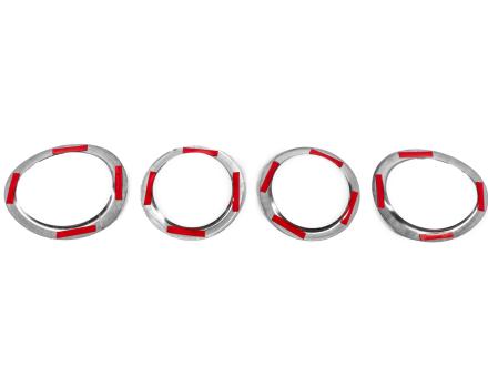 Накладки на противотуманные фары Scania нержавейка FSC178