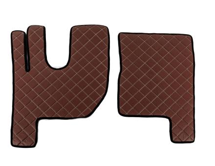 Коврики в салон Renault Gama T экокожа коричневые автомат GP3908