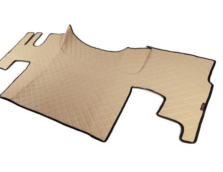 Ковер в салон Renault Gama T экокожа бежевый (ровный пол) автомат GP3931