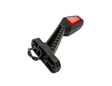 Габарит заноса 3-сторонний LED 18 см (белый/желтый/красный) 12–24V