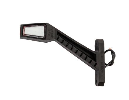 Габарит заноса 3-сторонний LED 18 см (белый/желтый/красный) 12–24V