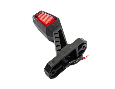 Габарит заноса 3-сторонний LED 14 см (белый/желтый/красный) 12–24V