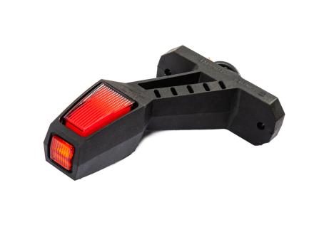 Габарит заноса 3-сторонний LED 14 см (белый/желтый/красный) 12–24V