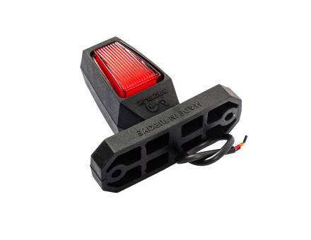 Габарит заноса 3-сторонний LED 9 см (белый/желтый/красный) 12–24V