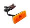 Фонарь габаритный боковой LED желтый с катафотом, 1 м кабель, 12–24V